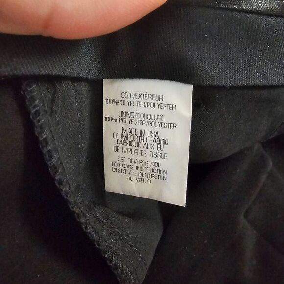 Theory Dress Pant Womens 8 Black Straight Leg Cropped - Picture 7 of 10